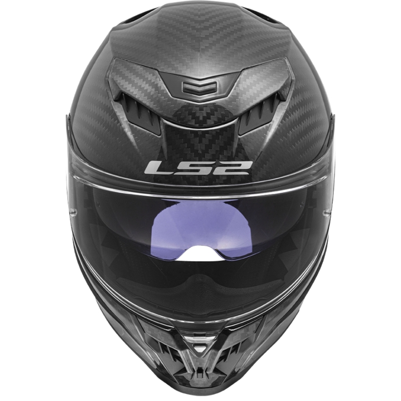 LS2 FF807 Dragon Carbon Integral motorcykelhjelm mat sort