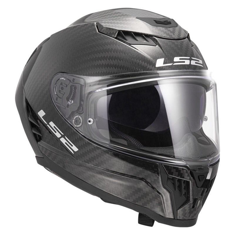 LS2 FF807 Dragon Carbon Integral motorcykelhjelm mat sort
