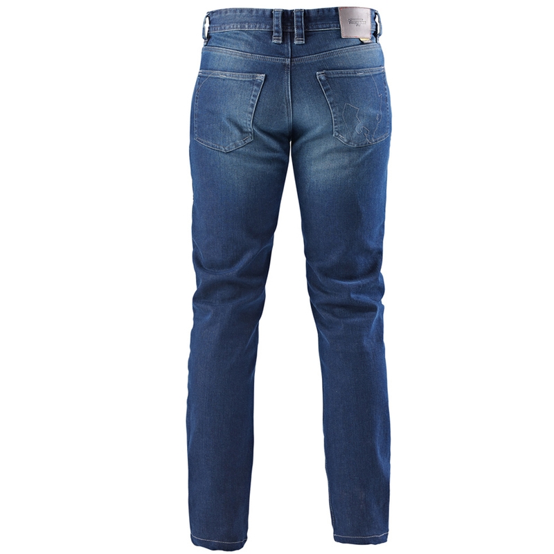Furygan D12 X Kevlar® Straight Motorcykel Jeans Blå
