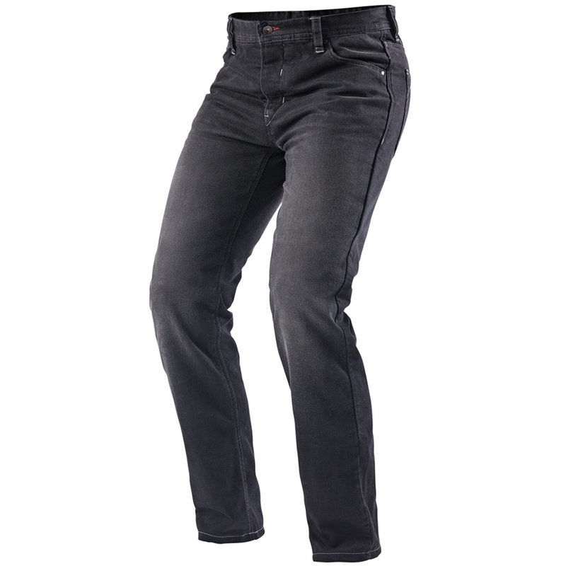 Furygan D12 X Kevlar® Straight Motorcykel Jeans Sort