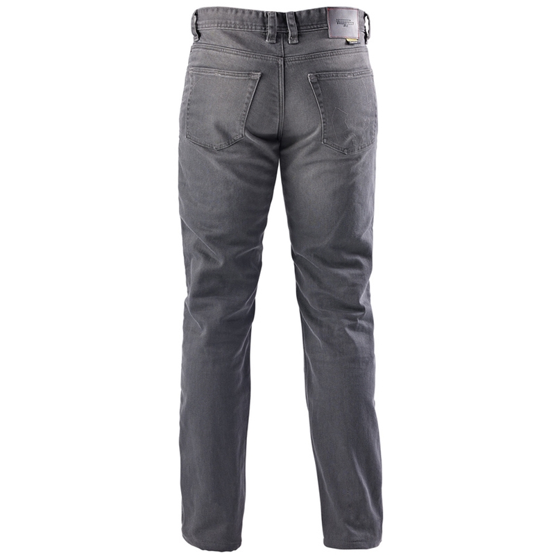 Furygan D12 X Kevlar® Straight Motorcykel Jeans Grå