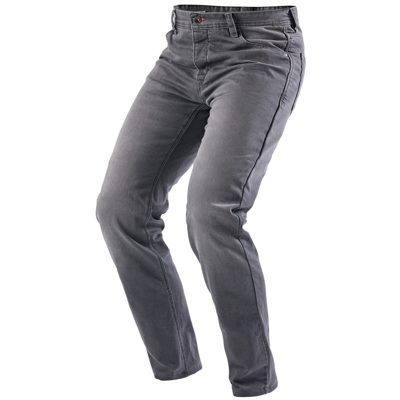 Furygan D12 X Kevlar® Straight Motorcykel Jeans Grå