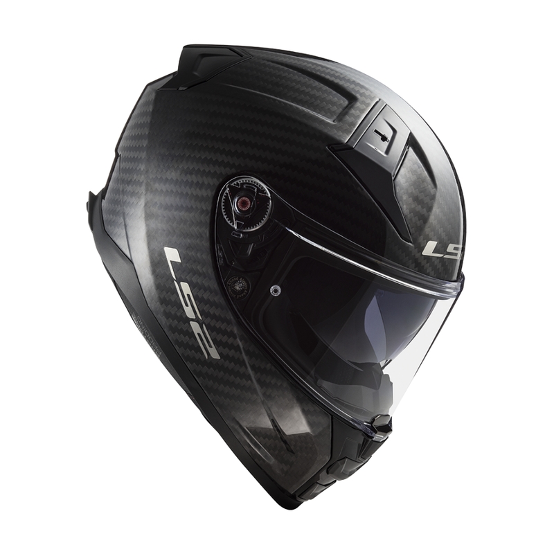 LS2 FF811 Vector II Carbon integreret motorcykelhjelm mat sort