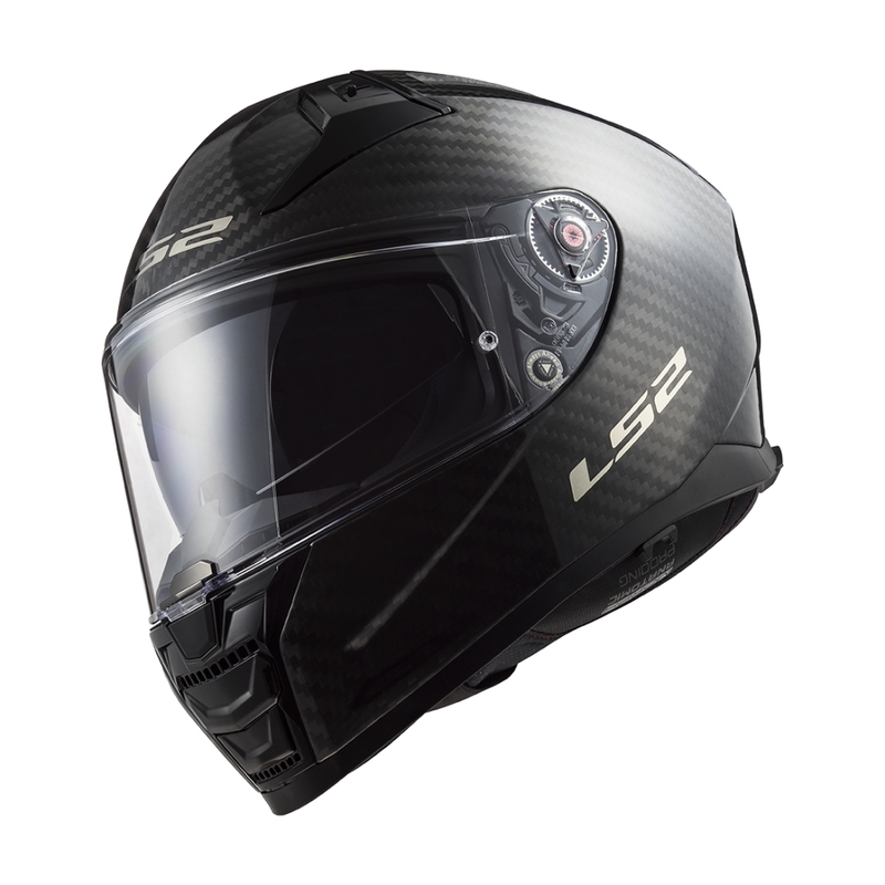 LS2 FF811 Vector II Carbon integreret motorcykelhjelm mat sort