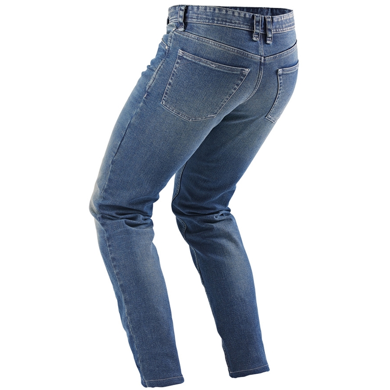 Furygan D12 X Kevlar® Straight Motorcykel Jeans, Vasket Lyseblå
