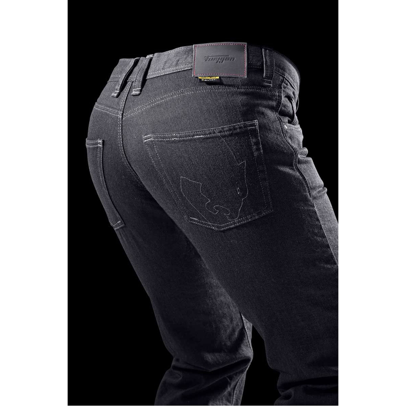 Furygan K12 X Kevlar® Straight Motorcykel Jeans Mørkegrå