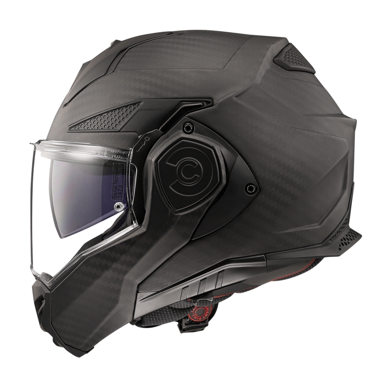 LS2 FF901 FF901 Advant X Solid Carbon Motorcycle Flip Helmet Matte Black