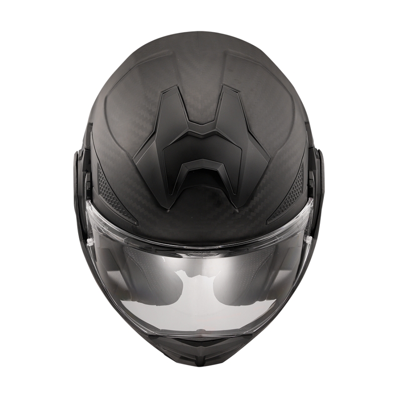 LS2 FF901 FF901 Advant X Solid Carbon Motorcycle Flip Helmet Matte Black