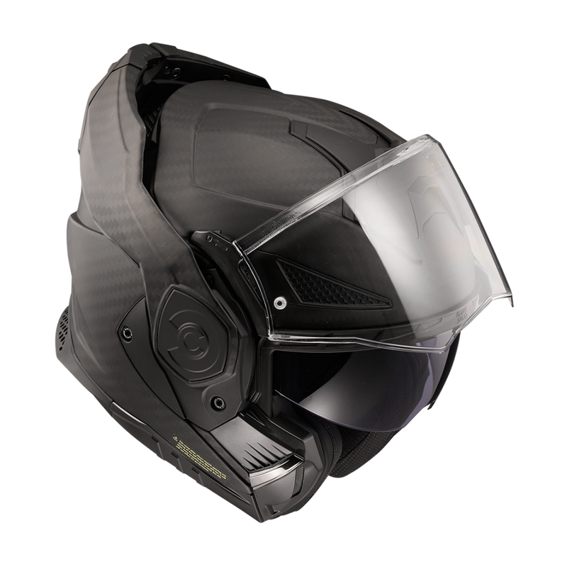 LS2 FF901 FF901 Advant X Solid Carbon Motorcycle Flip Helmet Matte Black