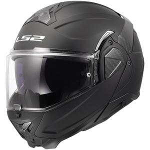 LS2 FF910 Advant II Solid Matte Black sammenklappelig motorcykelhjelm