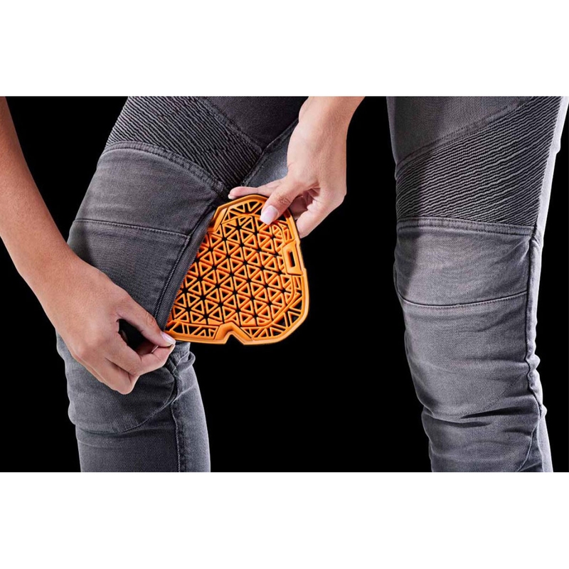 Furygan Purdey Evo Slim Grey motorcykeljeans til kvinder