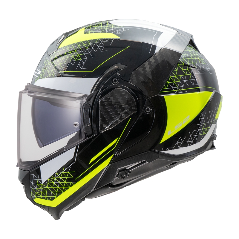 Flip-up motorcykelhjelm LS2 FF910 Advant II Astral fluogul