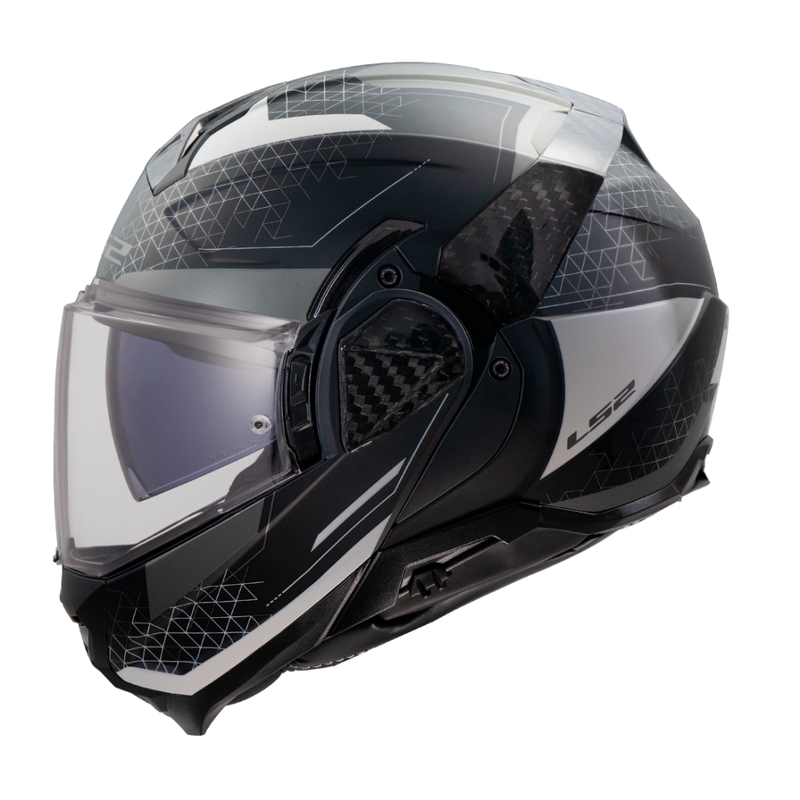 Flip-up motorcykelhjelm LS2 FF910 Advant II Astral matgrå