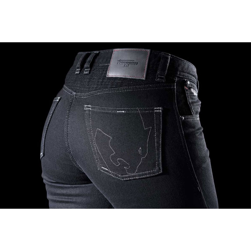 Furygan Purdey Evo Slim Black Motorcycle Jeans til kvinder
