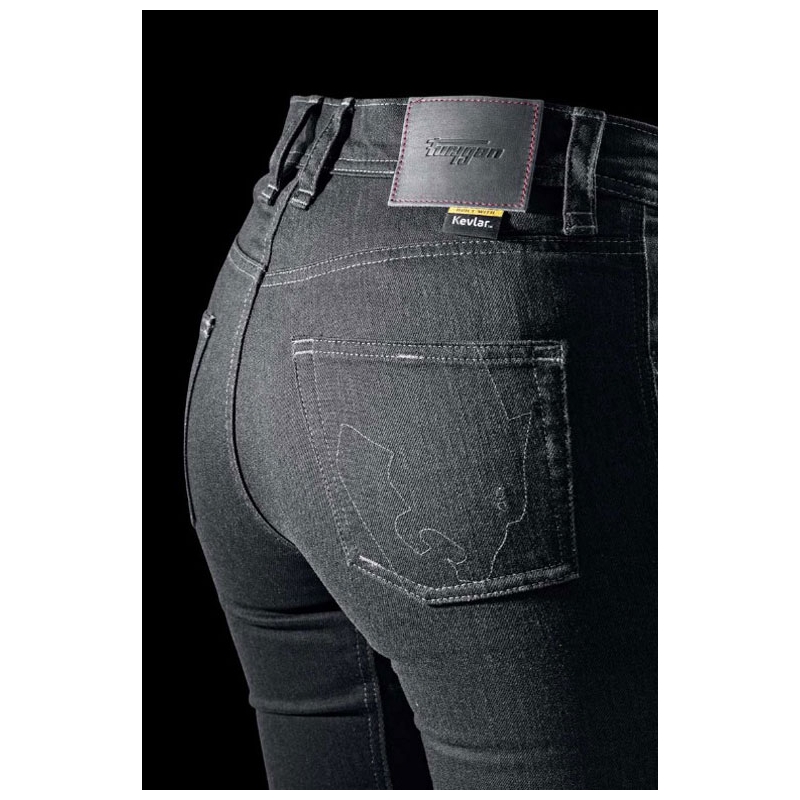 Furygan Nikita X Kevlar® Mom Fit Dame Motorcykeljeans Mørkegrå