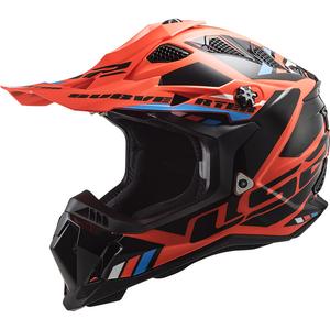 Motocrosshjelm LS2 MX700 Subverter Stomp orange-sort