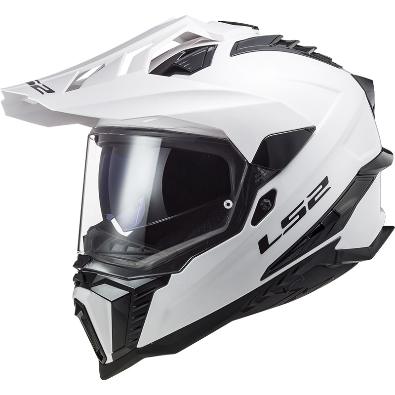 Enduro motorcykelhjelm LS2 MX701 Explorer Solid hvid