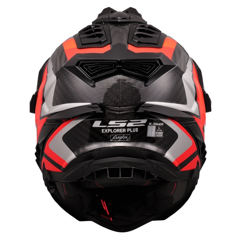 Enduro-motorcykelhjelm LS2 MX701 Explorer C Frontier II orange