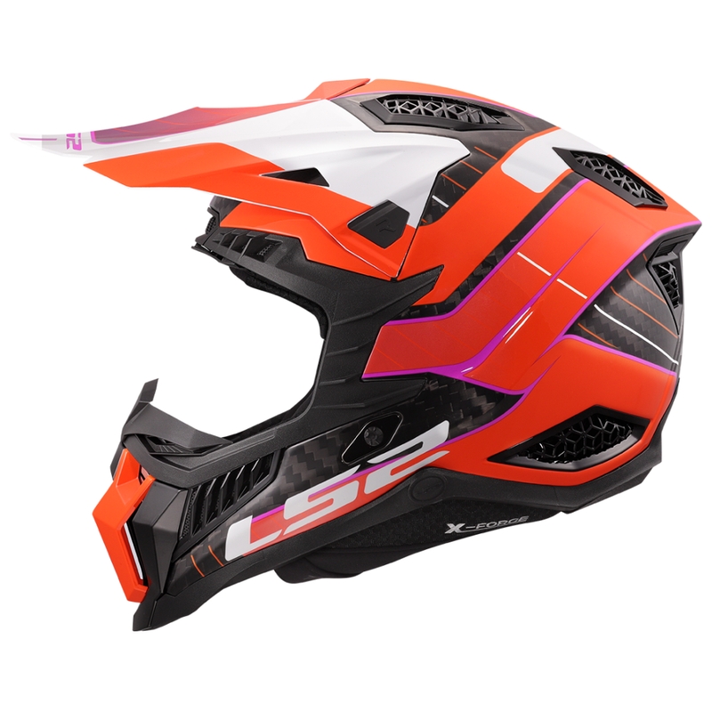 Motocrosshjelm LS2 MX703 X-Force Galuo orange
