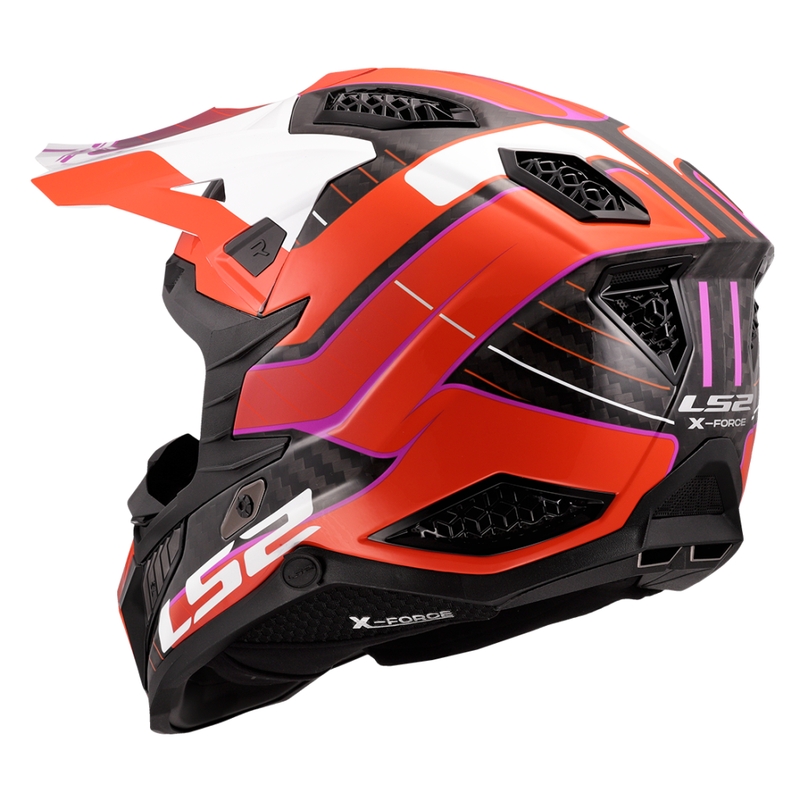 Motocrosshjelm LS2 MX703 X-Force Galuo orange
