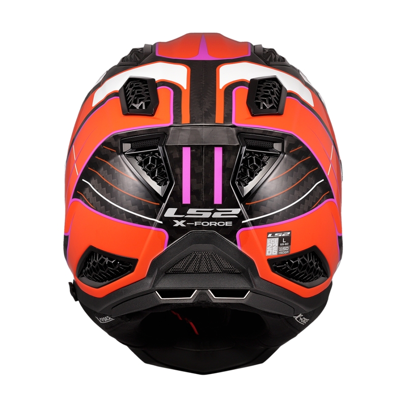 Motocrosshjelm LS2 MX703 X-Force Galuo orange