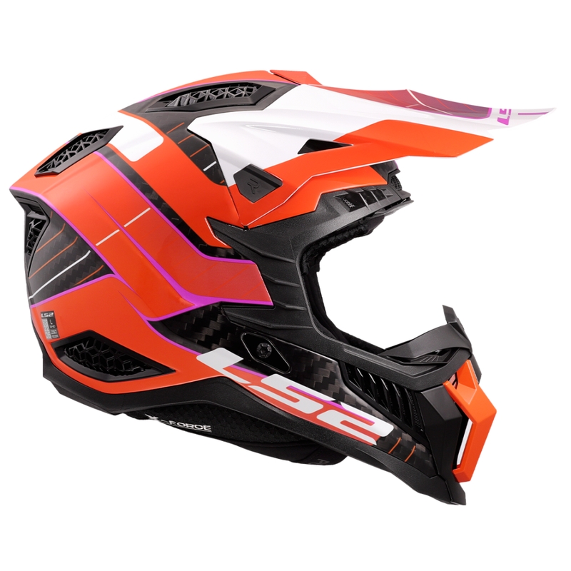 Motocrosshjelm LS2 MX703 X-Force Galuo orange