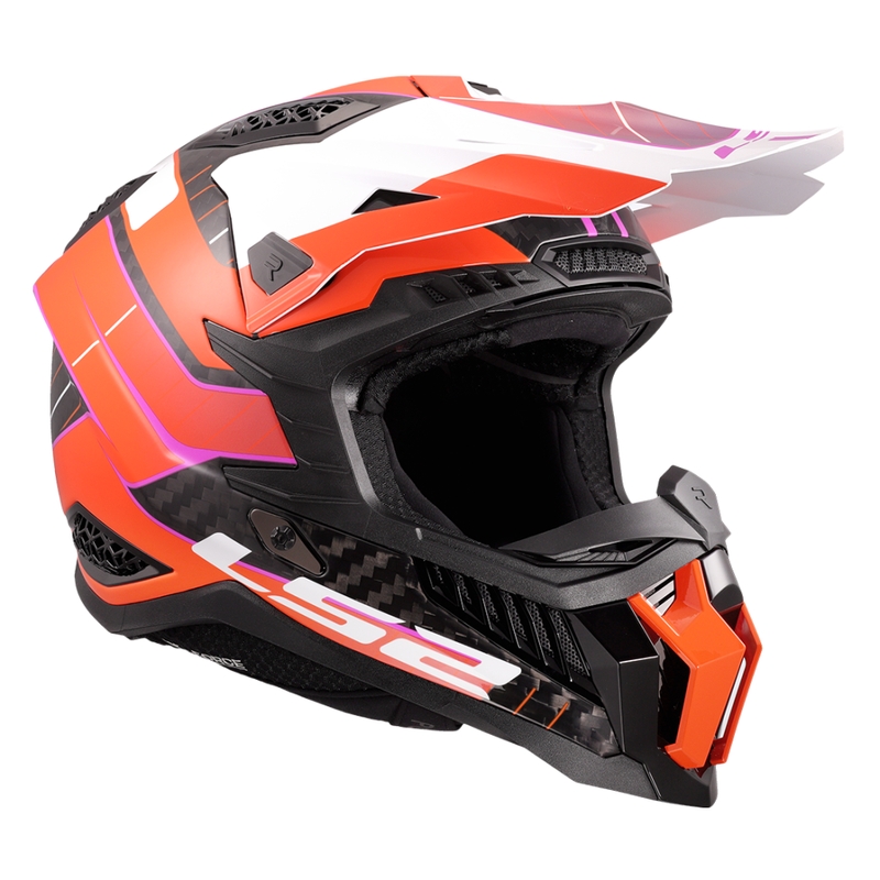 Motocrosshjelm LS2 MX703 X-Force Galuo orange