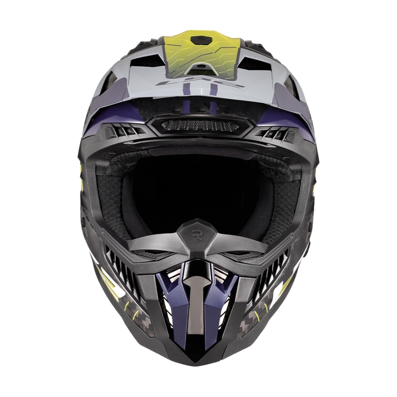 Motocrosshjelm LS2 MX703 X-Force Galuo grå-fluogul