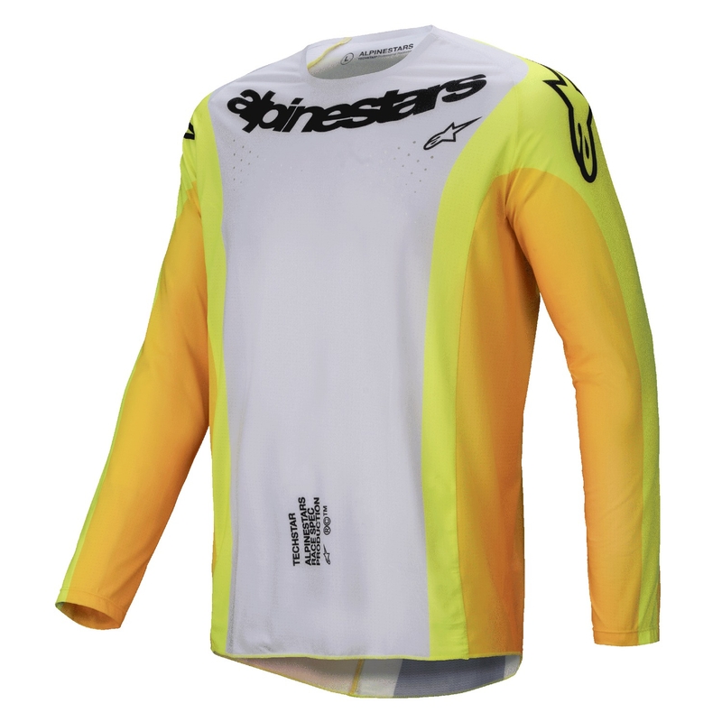 Alpinestars Techstar Melt Motocross Jersey gul og sort