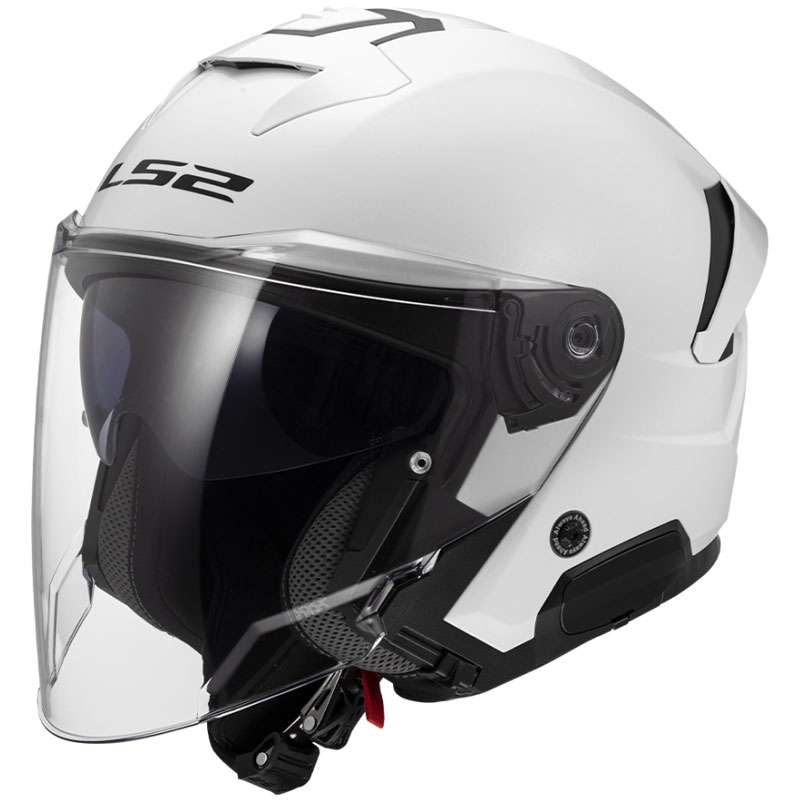 Åben motorcykelhjelm LS2 OF618 Verso II Solid hvid