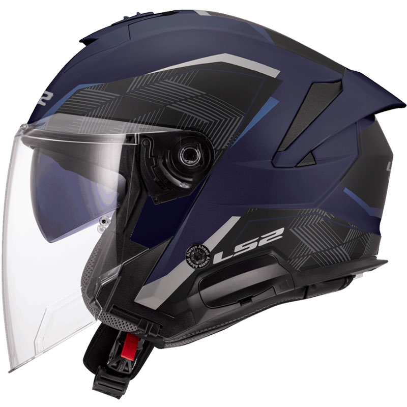 Åben motorcykelhjelm LS2 OF618 Verso II Air mørkeblå