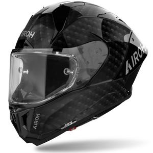 Integreret motorcykelhjelm Airoh GP800 FIM Carbon sort