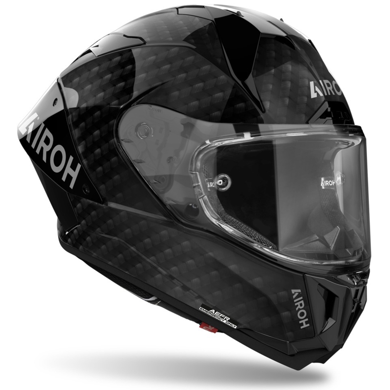 Integreret motorcykelhjelm Airoh GP800 FIM Carbon sort
