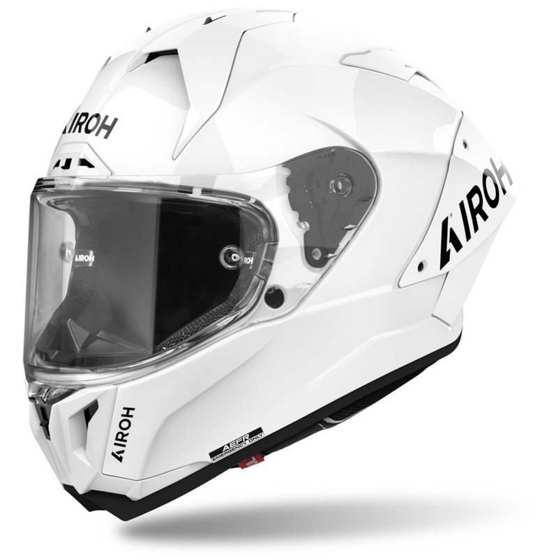 Integreret motorcykelhjelm Airoh GP800 FIM Carbon hvid