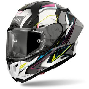 Integreret motorcykelhjelm Airoh GP800 Must matt multicolor