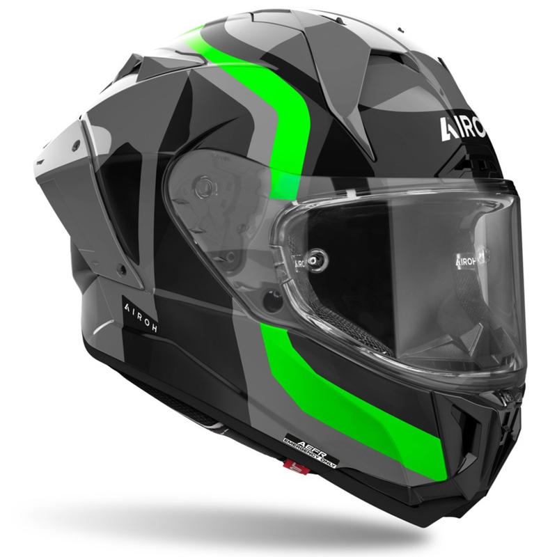 Airoh GP800 Competition fluo-grøn integreret motorcykelhjelm