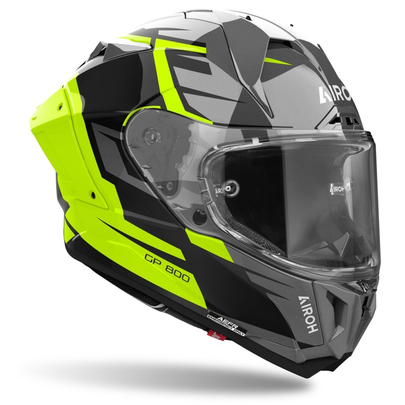 Integralhjelm til motorcykel Airoh GP800 Master gul