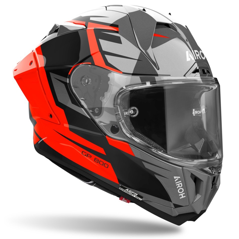 Integralhjelm til motorcykel Airoh GP800 Master orange