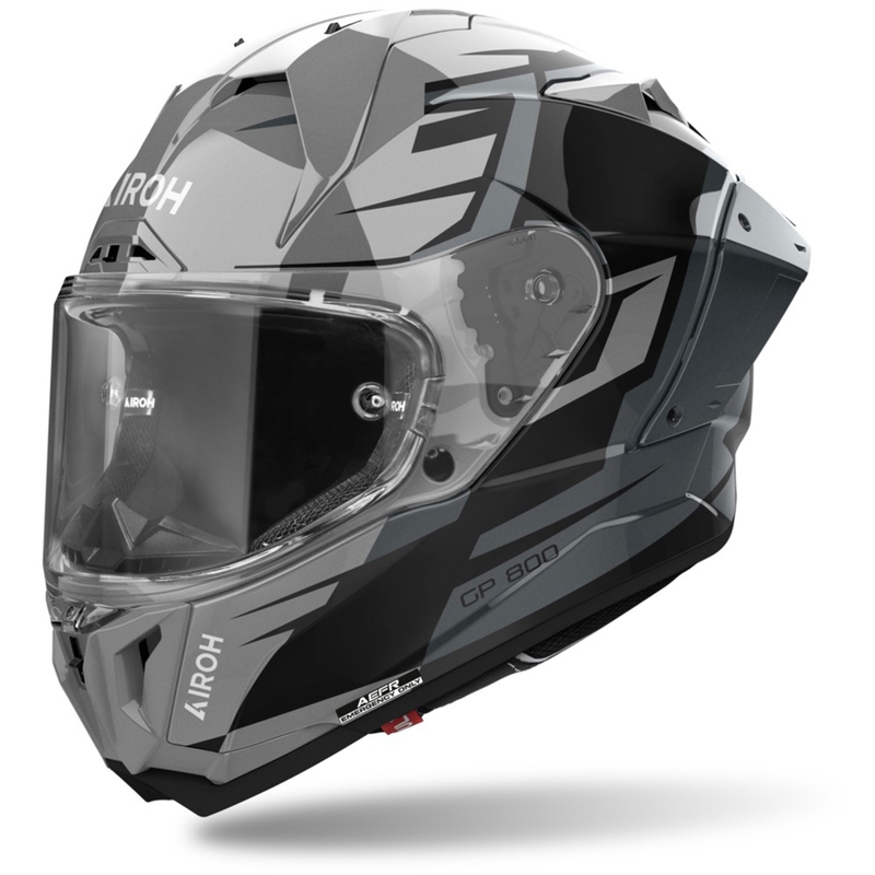 Integreret motorcykelhjelm Airoh GP800 Master metallic