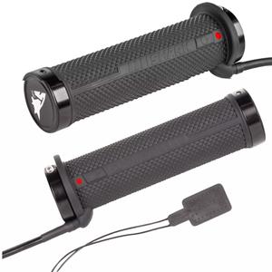 Opvarmede ATV-håndtag SHARK Lock-On med integrerede betjeningselementer + tommel- og sædevarme