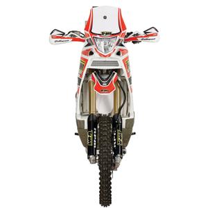 Chrániče páček POLISPORT EVOLUTION INTEGRAL s montážní sadou (22 mm) bílá