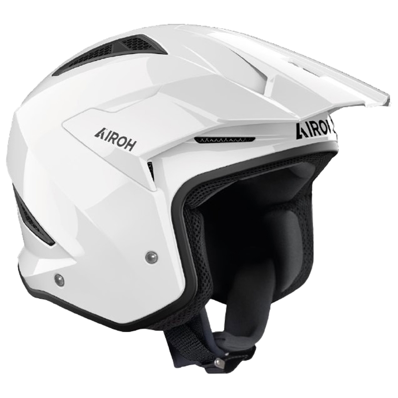 Trial-motorcykelhjelm Airoh TRR 2 farve hvid