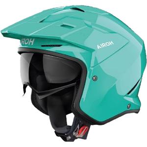 Prøvehjelm til motorcykel Airoh Kombakt Color aquamarine