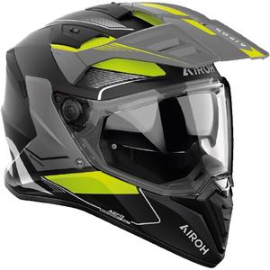 Enduro-motorcykelhjelm Airoh Bandit Tune mat gul