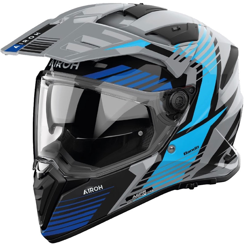 Enduro-motorcykelhjelm Airoh Bandit Spicy blue