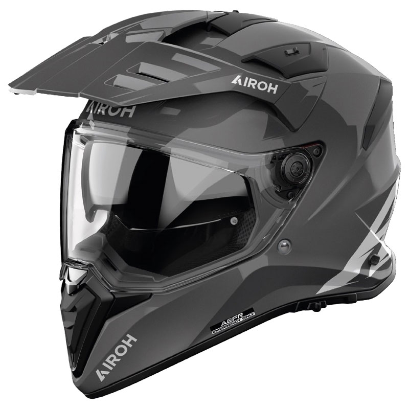 Enduro-motorcykelhjelm Airoh Bandit Color mørkegrå