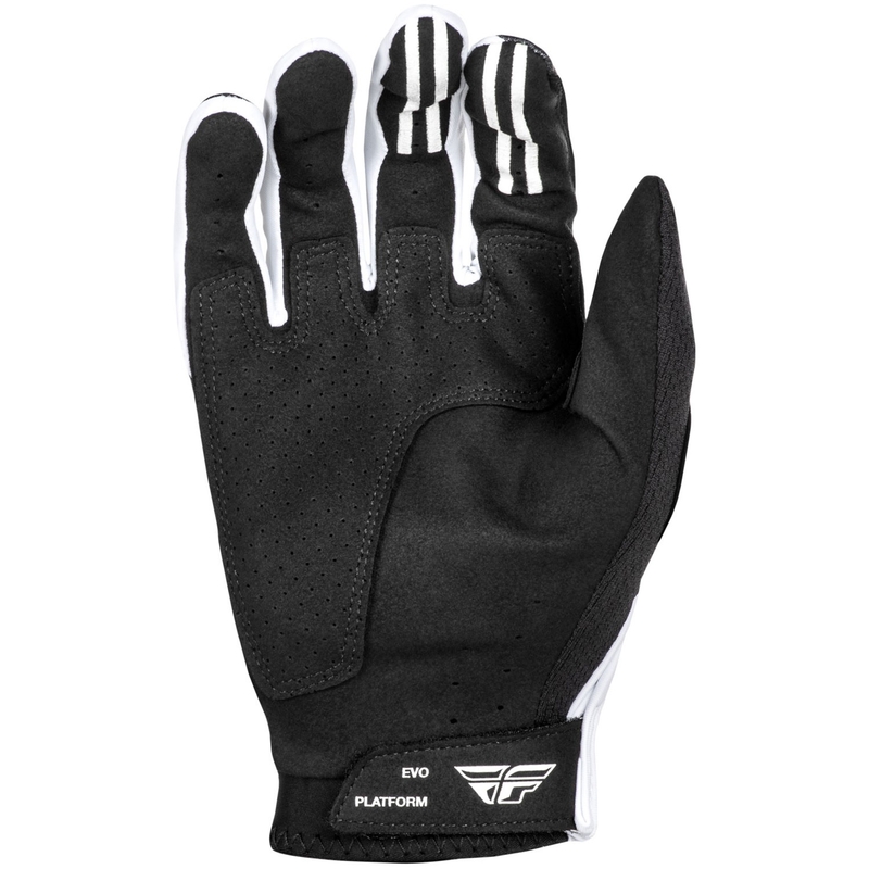Motocrosshandsker FLY Racing Evolution DST sort og hvid