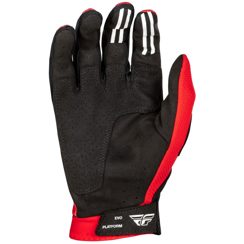 Motocross-handsker FLY Racing Evolution DST rød-hvid-sort
