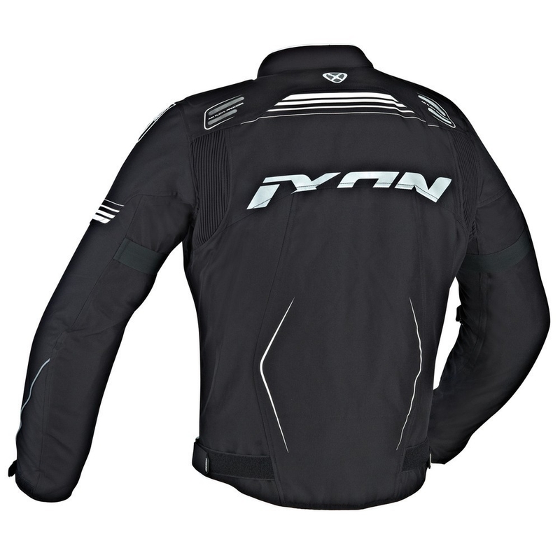Bunda na motorku IXON Zephyr HP černo-bílá výprodej