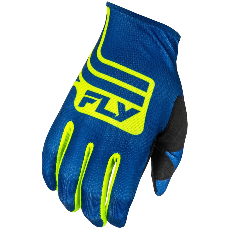 Motocrosshandsker FLY Racing Lite blå-fluogul